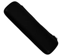 Uonlytech Estuche Rígido Protector Resistente Negro de Eva para Lápices y Pluma Táctil Bolsillo de Malla y Correa Elástica Adecuado para Uso Escolar y Oficina