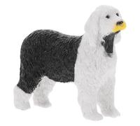 Uonlytech Figura Sólida de Perro Pastor Inglés Juguete Realista para Figura Decorativa de Animal Sólida Modelo Educativo y Colección Interactiva para Juegos Infantiles