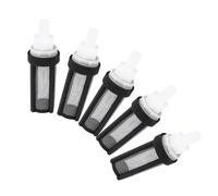 Uonlytech Filtro de Bomba de Agua Acero Inoxidable y Plástico, Fácil de Desmontar 5 Piezas Evita Obstrucción, Diámetro Interno 7-8mm para Microbomba