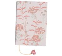 Uonlytech Funda de Tela para Libros Suave para Cubiertas Blandas Decoración con Marcador Práctico Funda Reutilizable para Cuadernos y Álbumes