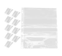 Uonlytech Fundas para Negativos de Película 10 Piezas, Bolsas Protectoras Impermeables de PE, Hojas de Almacenamiento para Archivo Fotográfico con 120 Orificios, Organizador Resistente