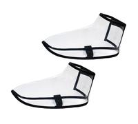 Uonlytech Fundas Transparentes para Zapatos de Peluquería Antideslizantes, Cubrezapatos de PVC Duradero, Protección contra Cabello y Suciedad, Uso Profesional en Salones y Servicios