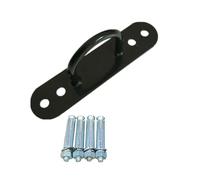 Uonlytech Gancho para Hamaca de Yoga Aérea Multifuncional de Acero Negro Anclajes para Pared y Techo, Soporta 300 Libras, Adecuado para Uso Interior y Exterior