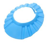 Uonlytech Gorro de Baño Ajustable para Pequeños Color Azul Hecho de Eva, Protector de Champú Ligero que Protege los Oídos Baño y Corte de Cabello
