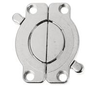 Uonlytech Hebilla de Fijación Superficie Lisa para Mesa de Comedor de Aleación de Zinc y Método de Simple para Conectar Tableros de Entrenamiento y Conferencias