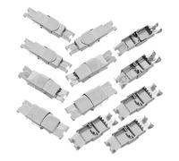 Uonlytech Hebillas Desplegables para Correa de Reloj Cierre Plegable de Acero Inoxidable Doble Pulsador Kit de 15 Piezas 12X215Mm 14X25Mm 16X25Mm Repuesto para Correas DIY Cierre