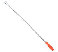 Uonlytech Herramienta de Recogida Magnética Barra Flexible y Plástico Naranja para Oficina y Reparación, Fácil de Usar para Recoger Objetos Perdidos