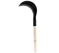 Uonlytech Hoz Herramienta de Mano Mango Largo en Acero al Manganeso para Deshierbar, Cuchillo para Césped de Jardinería Afilado y Resistente Varios estilos