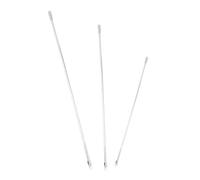 Uonlytech Juego De 3 Varillas para Persianas Verticales Gancho 15/19/21 Pulgadas Material Acrílico Duradero Repuestos para Cortinas Adecuado para Hogar y Oficina Barra De Cortina