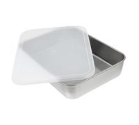 Uonlytech Juego de Sartenes de Acero Inoxidable para Hornear Alta Resistencia a Temperatura y Caja de Conservación Tapa para Verduras y Rollos al Vapor