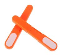 Uonlytech Juego de Tijeras de Pesca de Plástico Naranja Mini Cortadores de Línea de Precisión 2 Piezas Tijeras Pequeñas para Costura Punto de Cruz y Manualidades Herramientas de Corte