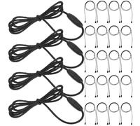 Uonlytech Juegos Diseño Intercambiable Cordón de Nylon Negro 30 Cierre de Seguridad de Abs y Ajuste Fácil de Longitud para Joyería y Manualidades DIY para Collares y Pulseras