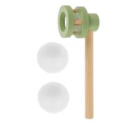 Uonlytech Juguete de Madera para Soplar y Equilibrar Bola Flotante Verde Educativo para Mejora la Coordinación y Fortalece Músculos Labiales para Comunicación Familiar y Desarrollo Motor