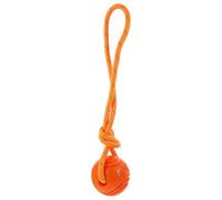 Uonlytech Juguete Masticable Que Promueve el Ejercicio Diversión Interactiva Resistente al Desgaste de Goma Naranja para Perros y Cachorros