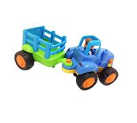 Uonlytech Juguete Vehículo Ingeniería Tirar Atrás Modelo Tractor y Furgoneta Juguete Educativo para Colores Aleatorios Vehículos de Construcción Divertidos y Duraderos para Color Aleatorio