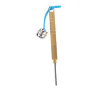 Uonlytech Kenzan Pin Straightener Durable Flower Arranging Tool con Diseño Ergonómico y Superficie Antideslizante para Limpiar Impurezas Arreglos con Campana Dorada