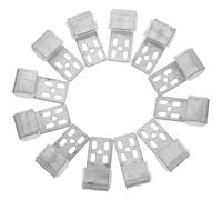 Uonlytech Kit de 12 Clips de Resorte para Sofá Cama Clips Metálicos Silenciosos para Reparación de Muelles Soporte Resistente para Asientos Hundidos Accesorios de Fijación para Muebles