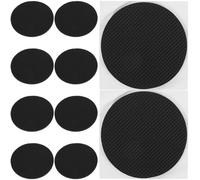 Uonlytech Kit de 12 Piezas de Almohadillas para Pies de Mesa de Billar, Diseño Ajustable Material Eva y Nivelación Micro para Mesa Salón Elevable