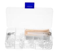 Uonlytech Kit de Reparación de Gafas para Evitar Que el Marco Se Deslice Almohadillas Nasales Antideslizantes de Silicona y Metal Adecuado para Gafas