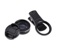 Uonlytech Lente Macro para Teléfono Móvil de 37 Mm Clip, Aleación de Aluminio Espacial Resistente al Aceite Clima para Fotografía de Alta Definición 15x