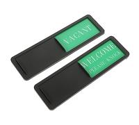 Uonlytech Letrero Deslizante de Puerta Indicador de Privacidad para Oficina y Dormitorio Señal de Ocupado y No Molestar de Resistente y Fácil de Leer