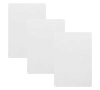 Uonlytech Letreros metálicos en blanco de hierro 20 x 30 cm, 3 piezas, forma única para creatividad DIY en mesa y dormitorio