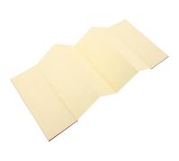 Uonlytech Libro de Arte de Caligrafía Plegable Páginas Resistentes de Papel y Tablero de Densidad Estilo Retro para Escribir Cartas y Pintura