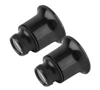 Uonlytech Lupa de Joyería Portátil 20X para Reparación de Joyas y Relojes Lupa Monocular Ergonómica de Mano 2 Piezas para Inspección Precisa de Gemas y Detalles Pequeños