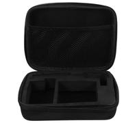 Uonlytech maleta uv5r funda radio de viaje funda para radio UV maletas maletín funda portátil caja portátil funda radio funda radio nylon eva Black, Negro , 21X17cm, Adaptador universal de viaje