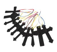 Uonlytech Manualidad de Pascua para Rascar Papel Negro y Superficie para Rascar, Adorno Cruzado Artístico Adecuado para Actividades Familiares y Padres E Hijos