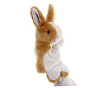 Uonlytech Marioneta de Mano de Peluche Conejo Marrón Suave y Duradera para Narración de Cuentos Interactivo Infantil Regalo para Padres Hijos