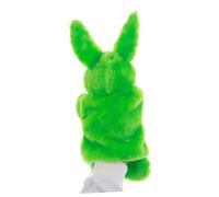 Uonlytech Marioneta de Mano de Peluche de Conejo Verde, Juguete Pequeño, Títere Narrador de Cuentos, Accesorio para Juegos de rol y Desarrollo de Comunicación Familiar