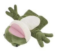 Uonlytech Marioneta de Mano de Rana de Peluche Suave y Duradera Juguete Interactivo para Contar Historias y Creativos Infantiles