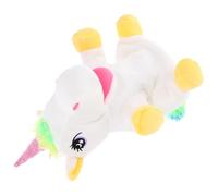 Uonlytech Marioneta de Mano Unicornio de Peluche Suave para Narración Interactiva Juguete Educativo para Desarrollo Creatividad y Lenguaje