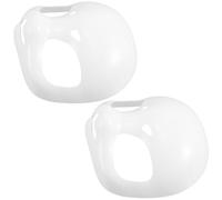 Uonlytech Máscara de Animal de Plástico para Cosplay 2 Piezas Base Ligera para Cabeza de Fursuit Accesorio Versátil para Halloween Carnaval y Disfraces de Animales