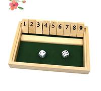 Uonlytech Mesa de Madera para Dos Personas Accesorio para Beber Fiestas y Reuniones Juguete Divertido para Ktv y Bar Entrenamiento de Coordinación y Matemáticas para Adultos