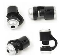 Uonlytech Microscopio Lupa y Clip para Teléfono Negro Zoom 30x Luz LED Portátil para Joyería y Artesanía Uso Cotidiano