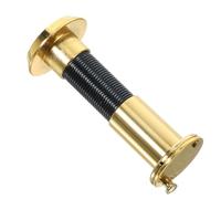 Uonlytech Mirilla para Puerta Blindada Cubierta de Acero Inoxidable y Visor de Puerta de Gran Angular, Adecuado para Entradas Residenciales