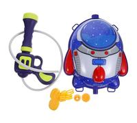 Uonlytech Mochila de Agua Grande para Niños, Juguete Acuático de Plástico Azul, Juguete de Piscina para Verano, Mochila Sistema de Extracción, Adecuado para Juego al Aire Libre y Fiestas, 1 Unidad