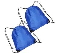 Uonlytech Mochila Deportiva Cordón Azul Oxford 420d, Ligera y Resistente, Tamaño 42 X 32 Cm, para Hombre y Mujer, Bolsa Gimnasio y Viaje, Mochila Tipo Saco para Actividades Deportivas