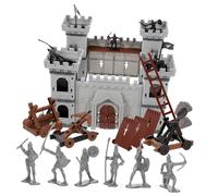 Uonlytech Modelos Militares Miniatura para Kit de Construcción de Caballería Romana con Carro de Asedio Decoración Educativa y Coleccionable Regalo Creativo para Coleccionistas