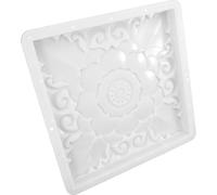 Uonlytech Molde de Ladrillo de Cemento Cuadrado 40x40x3 Cm para Pavimento de Jardín Estilo Chino, Molde DIY para Adoquines y Decoración de Senderos Exteriores, Forma de Hormigón Resistente