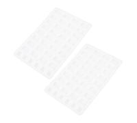 Uonlytech Molde para Hacer Mini Ladrillos en Silicona 2 Piezas, Adecuado para Mesas de Arena y Proyectos de Arquitectura en Miniatura, Moldes para Bloques Pequeños