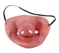 Uonlytech Nariz de Cerdo de Látex para Adultos Diseño Realista y Divertido, Máscara Práctica para Cosplay y Carnavales, Accesorio Único para Disfraces