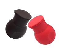 Uonlytech Ollas de Silicona para Fundir Chocolate y Mantequilla Juego 2 Piezas Rojo y Marrón Aptas para Microondas Antiadherentes Versátiles para Repostería y Cocina Doméstica