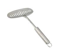 Uonlytech Pala para Bistec de Acero Inoxidable Mango Cómodo y Diseño Ancho, Utensilio de Cocina Profesional Adecuado para Cocinar en Buffet y Uso Diario