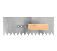 Uonlytech Paleta de Hormigón de Inoxidable Mango de Madera Herramienta Manual para Enlucido Llana de Albañilería para Proyectos de Construcción 1