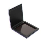 Uonlytech Paleta de Maquillaje Magnética Pequeña 10x10x1.4 Cm Diseño de Escamas de Pez y Cambio de Color, Caja Vacía para Sombras de Ojos Portátil, Ligera y Resistente para Uso Profesional