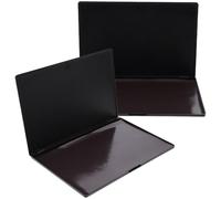 Uonlytech Paleta de Sombras de Ojos de Abs Ligera y Resistente Vacía 2 Piezas y Almacenamiento Práctico para Maquillaje DIY