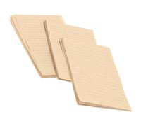 Uonlytech Papel kraft vintage para cartas y poesía, 50 hojas con rayas para caligrafía y escritura a mano, sin filtraciones, uso versátil para papelería decorativa